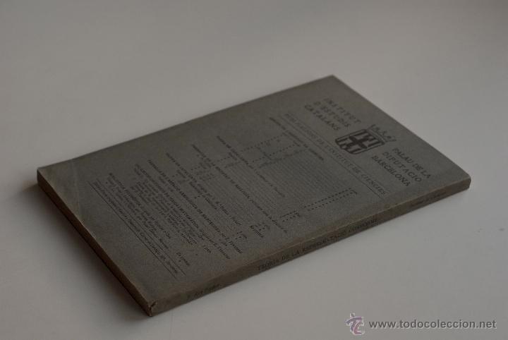 Libros antiguos: Institut de ci&egrave;ncies - Teor&iacute;a de la representaci&oacute; conforme - J. Rey Pastor  1915 - Foto 5
