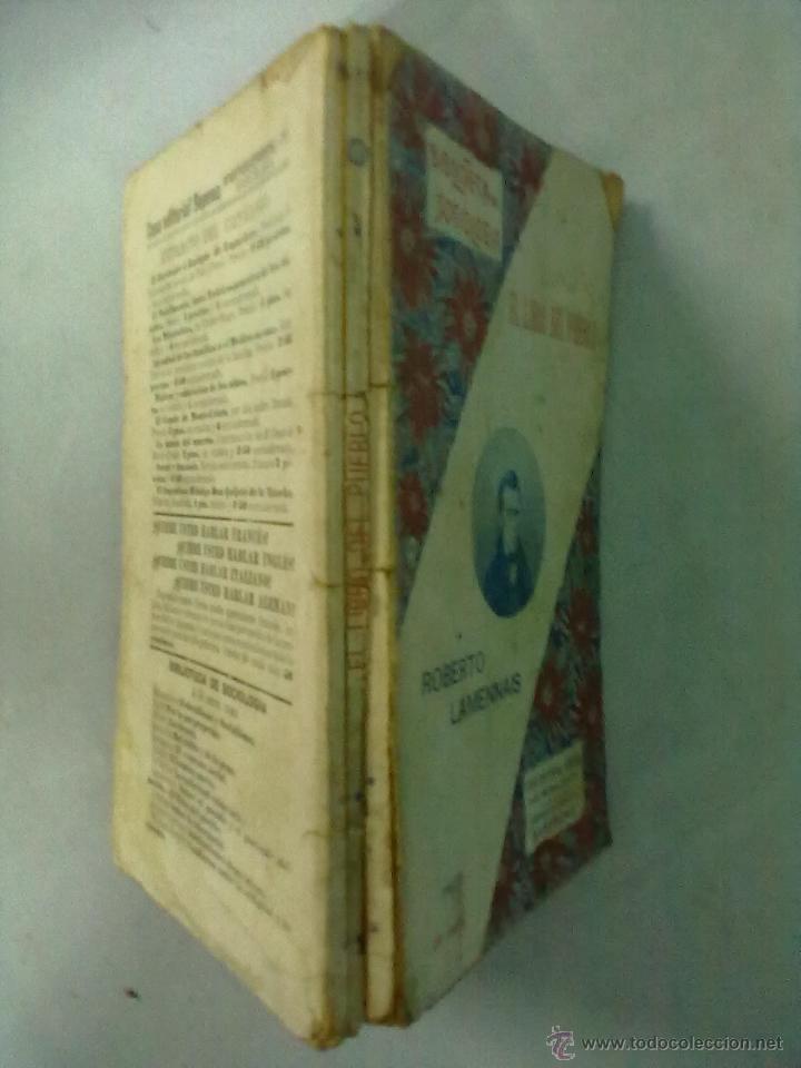 Libros antiguos: ROBERTO LANENNAIS EL LIBRO DEL PUEBLO LA VOZ DE LAS PRISIONES - Foto 2