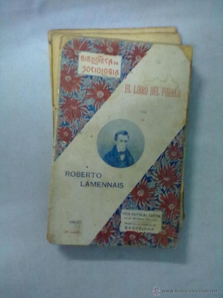 Libros antiguos: ROBERTO LANENNAIS EL LIBRO DEL PUEBLO LA VOZ DE LAS PRISIONES - Foto 6