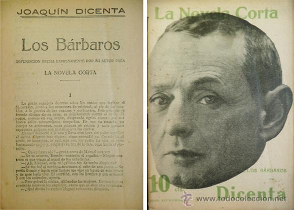 Libros antiguos: DICENTA BENEDICTO, Joaqu&iacute;n.  Los B&aacute;rbaros.  1916. - Foto 1