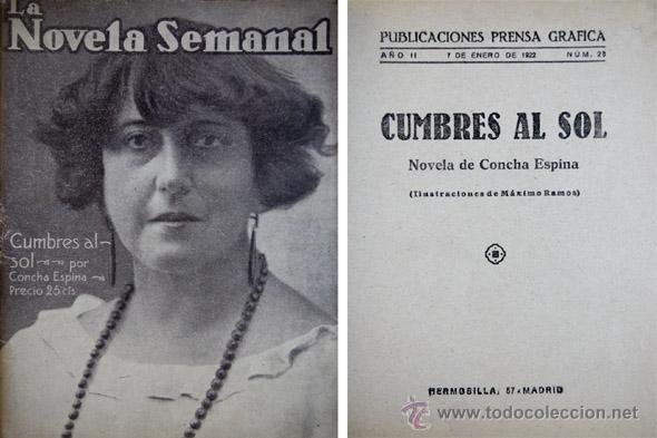 Libros antiguos: ESPINA, Concha.  Cumbres al sol.  1922. - Foto 1
