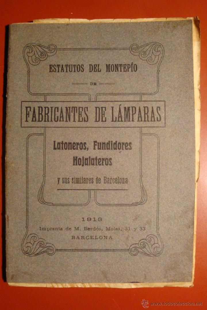Libros antiguos: FABRICANTES DE LAMPARAS - Foto 1