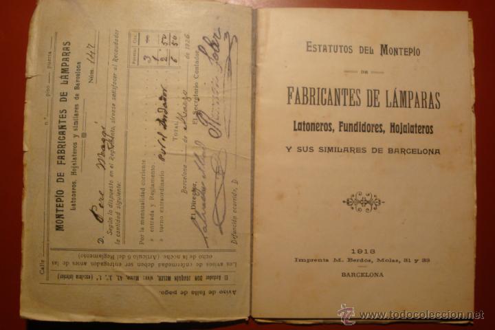 Libros antiguos: FABRICANTES DE LAMPARAS - Foto 2