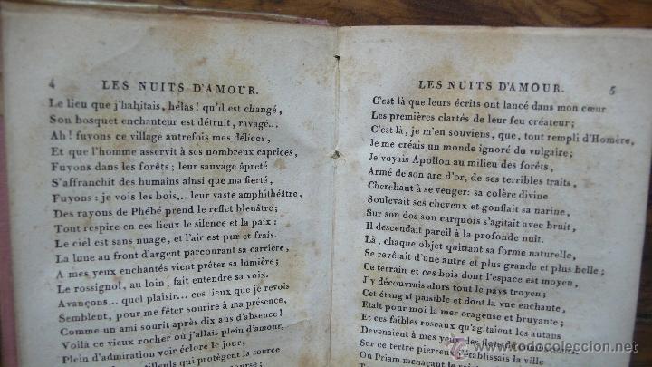 Libros antiguos: LES NUITS DAMOR. E.J.D. (c. 1850). ILUSTRADO CON GRABADOS. - Foto 3