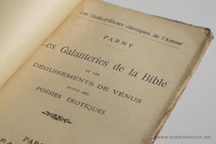 Libros antiguos: Les Galanteries de la Bible - Parny - Foto 3