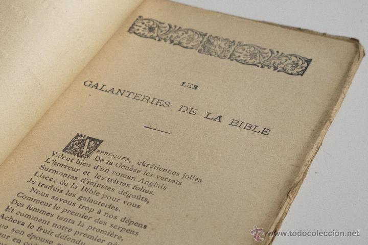 Libros antiguos: Les Galanteries de la Bible - Parny - Foto 5