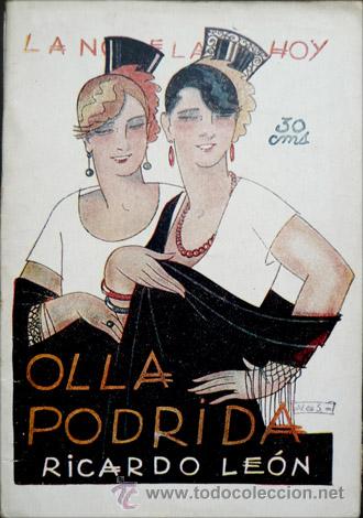 Libros antiguos: LE&Oacute;N, Ricardo.  Olla podrida.  1926. - Foto 1