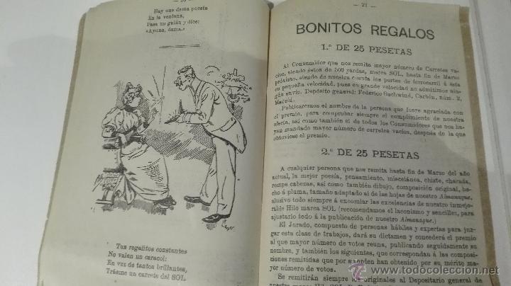 Libros antiguos: ALMANAQUE DEL SOL A&Ntilde;O 1894 (MUY RARO) - Foto 4
