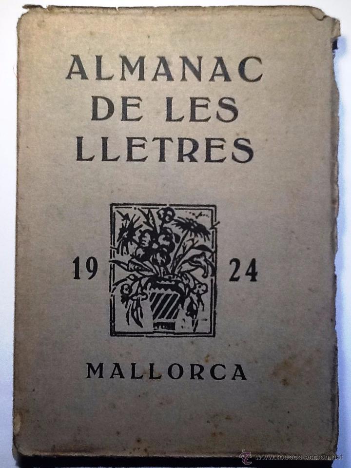 Libros antiguos: ALMANAC DE LES LLETRES . 1924. MALLORCA - Foto 1