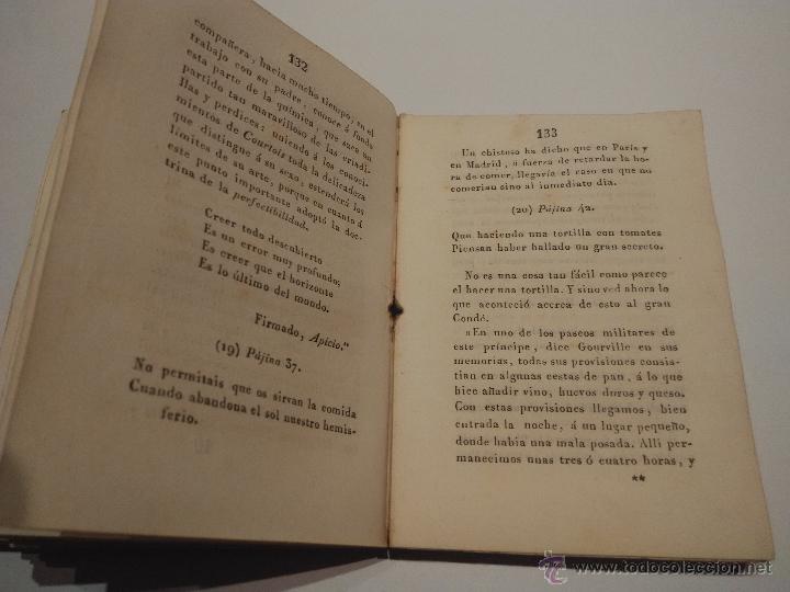 Libros antiguos: Los placeres de la mesa o el arte de comer. Berchoux - Foto 3