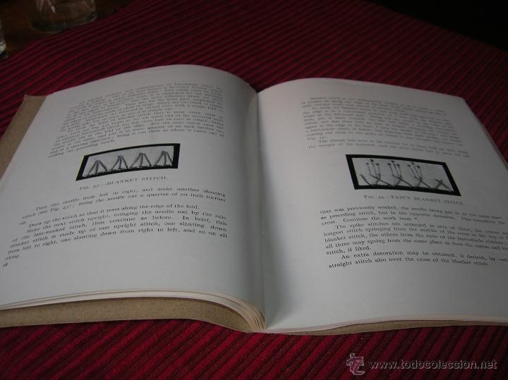 Libros antiguos: Muy antiguo y raro libro para aprender a bordar.en ingl&eacute;s - Foto 3
