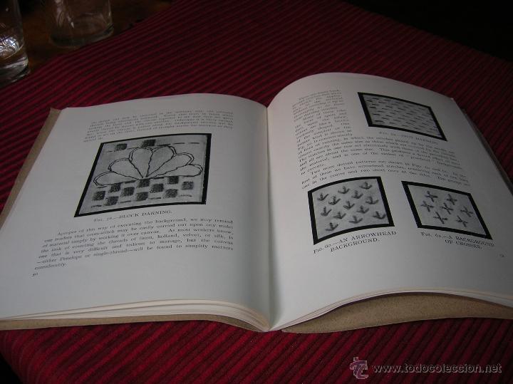 Libros antiguos: Muy antiguo y raro libro para aprender a bordar.en ingl&eacute;s - Foto 4