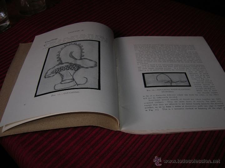 Libros antiguos: Muy antiguo y raro libro para aprender a bordar.en ingl&eacute;s - Foto 5