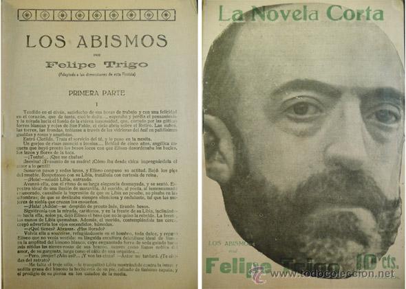 Libros antiguos: TRIGO, Felipe. Los Abismos. 1917. - Foto 1