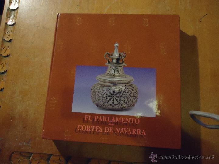 Libros antiguos: EL PARLAMENTO O CORTES DE NAVARRA  GRAN LIBRO - Foto 1