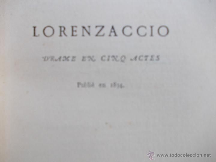 Libros antiguos: Alfred de Musset   1854 - Foto 3