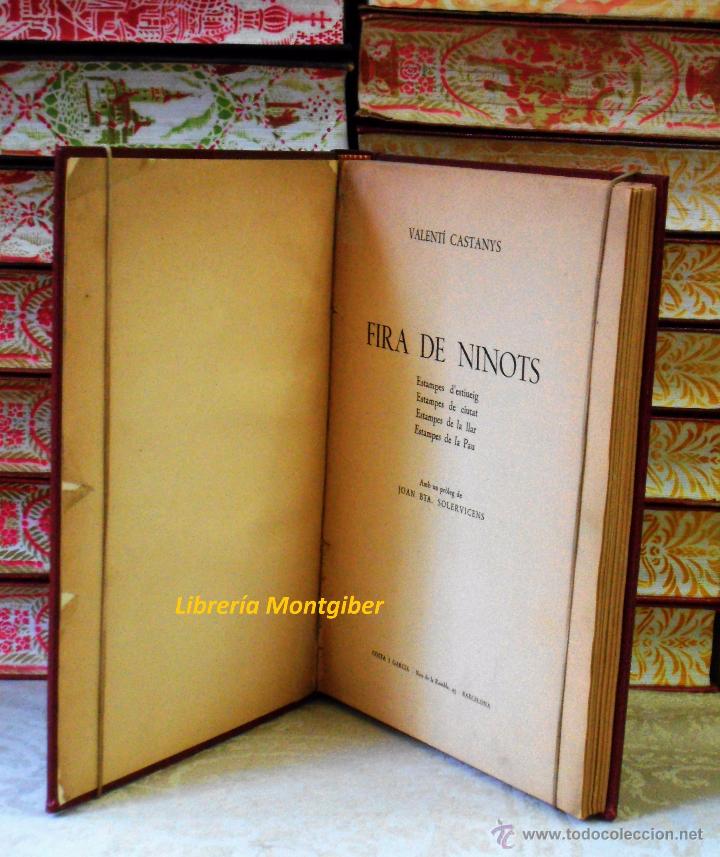 Libros antiguos: FIRA DE NINOTS .   Autor :  Castanys, Valent&iacute; - Foto 2