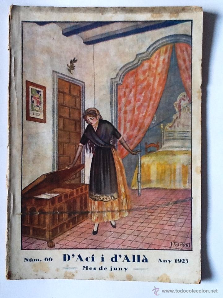 Libros antiguos: DACI I DALLA. JUNY 1923 n&ordm; 66 - Foto 1