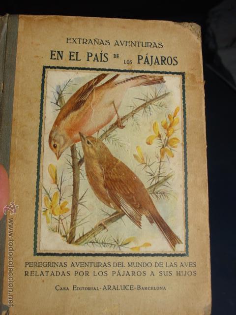 Libros antiguos: EXTRA&Ntilde;AS AVENTURAS EN EL PAIS DE LOS PAJAROS, CON L&Aacute;MINA EN PORTADA PRODUCTO DE LA CENSURA, 1915.