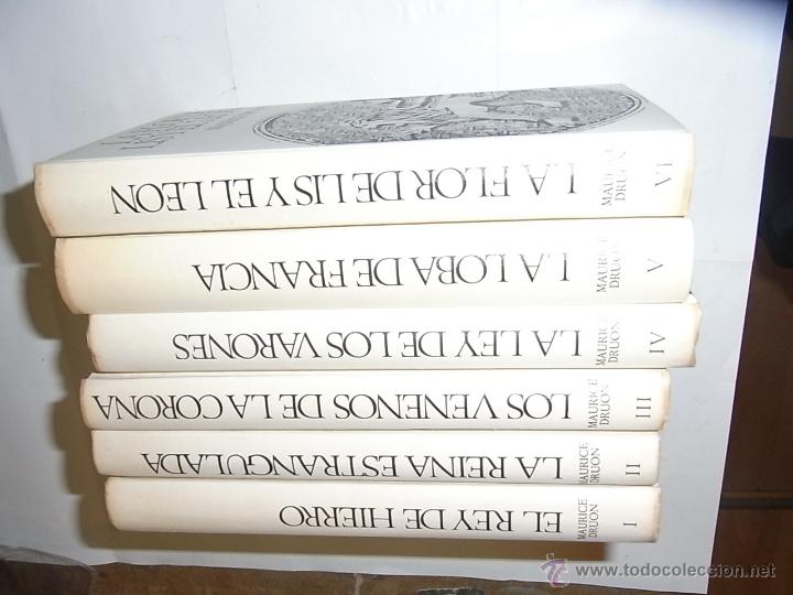Libros antiguos: Maurice Druon, 6 tomos, Circulo de Lectores - Foto 1