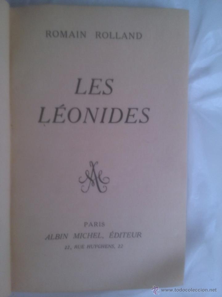 Libros antiguos: Les Leonides. Romain Rolland - Foto 1
