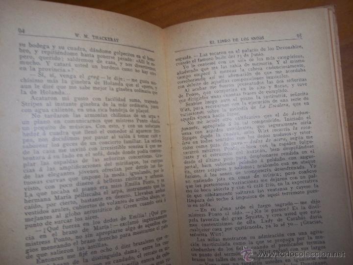 Libros antiguos: Thackeray W.M. El libro de los snobs. segunda edici&oacute;n 1905 - Foto 4