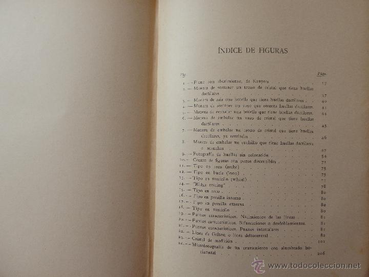 Libros antiguos: T&eacute;cnica Polic&iacute;aca. Locard. - Foto 6
