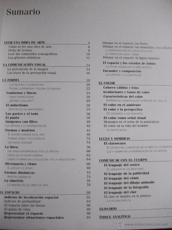 Libros antiguos: LEER EL ARTE  Y ENTENDER SU LENGUAJE - Foto 3