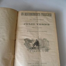 Libros antiguos: JULIO VERNE - OBRAS COMPLETAS - ED. SAENZ DE JUBERA HERMANOS - VARIAS OBRAS (1890)