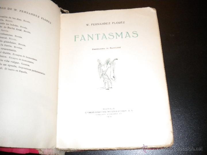 Libros antiguos: Fantasmas / Fernandez Florez / 1930 - Foto 2