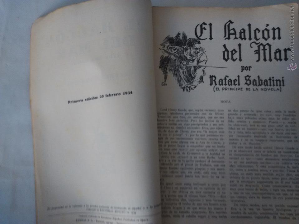 Libros antiguos: Biblioteca oro. El halcon del mal. 1934 - Foto 2