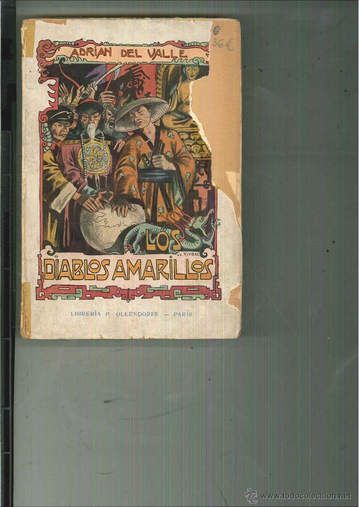 Libros antiguos: LOS DIABLOS AMARILLOS. Adri&aacute;n del Valle - Foto 1