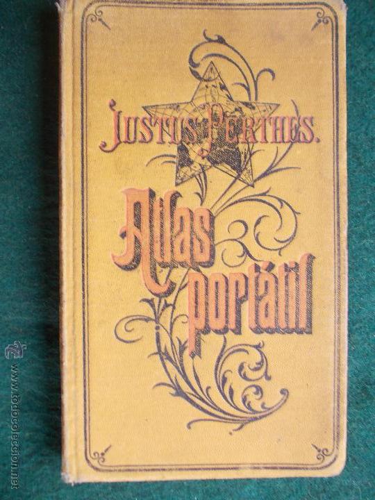 Libros antiguos: Attlas port&aacute;til de 1.909 - Foto 1