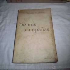 Libros antiguos: DE MIS CAMPAÑAS.ALFREDO CALDERON BARCELONA 1899.IMPRENTA HENRICH Y COMP. Lote 54467245