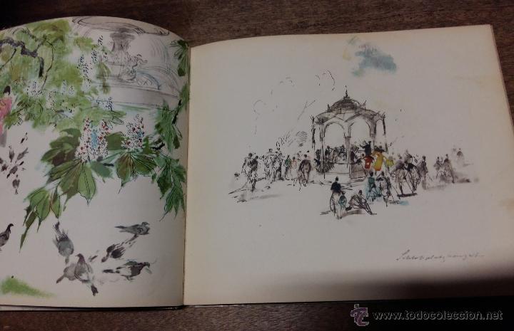 Libros antiguos: Esbozos de Stuttgart, con ilustraciones a color - Foto 2