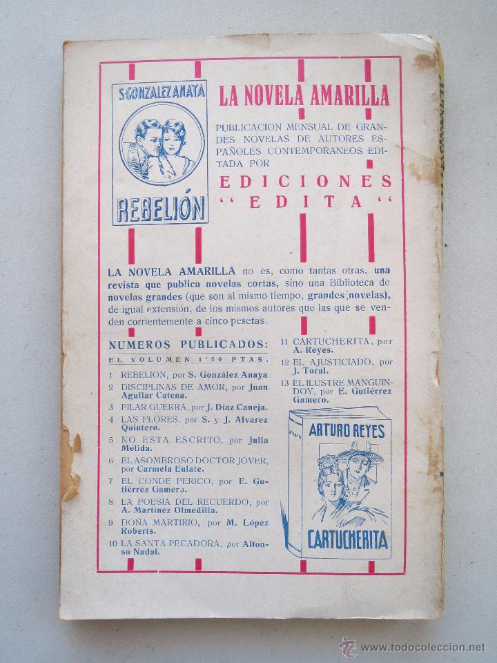 Libros antiguos: EL ILUSTRE MANGUINDOY - E. GUTIERREZ GAMERO (1931) - Foto 7