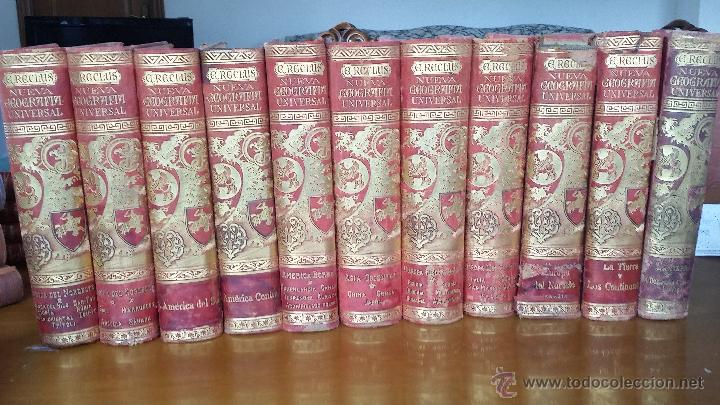 Libros antiguos: Nueva geograf&iacute;a universal. 11 tomos.(E.Reclus) - Foto 1