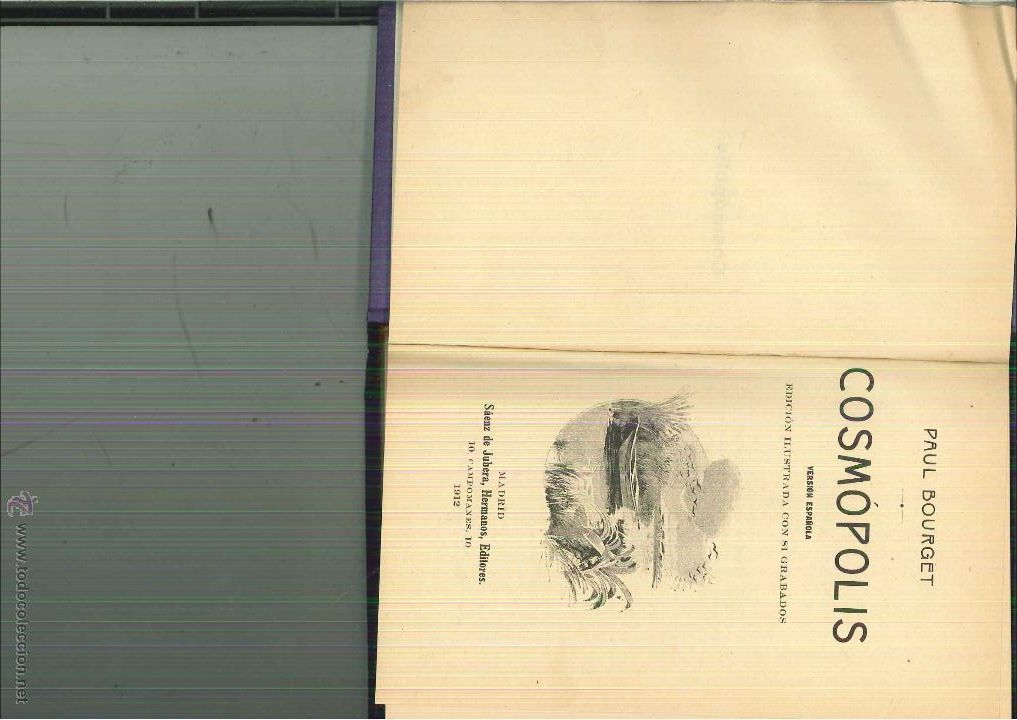 Libros antiguos: COSM&Oacute;POLIS. Paul Bourget - Foto 1