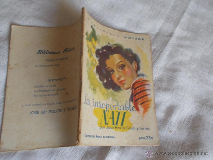 Libros antiguos: LA INSOPORTABLE Nati Bibliotecas Brisas - Foto 2
