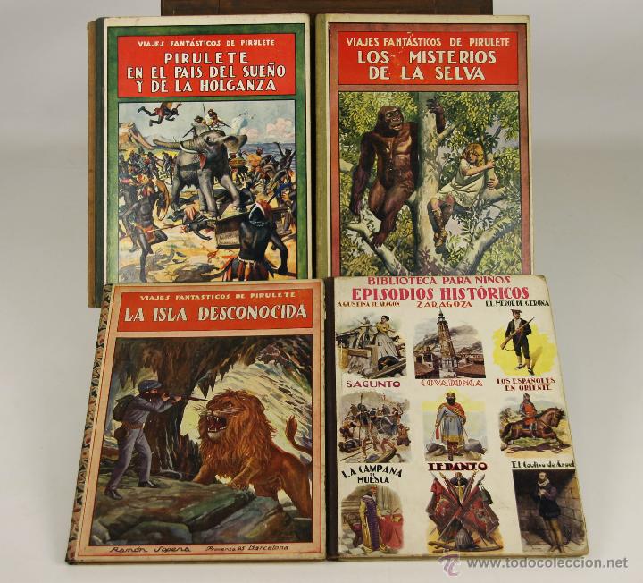 Old books: 6908 - BIBLIOTECA PARA NI&Ntilde;OS,12 EJEMPLARES.(VER DESCRIP). R. SOPENA. 1931/36.