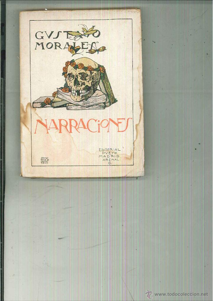Libros antiguos: NARRACIONES. Gustavo Morales - Foto 1