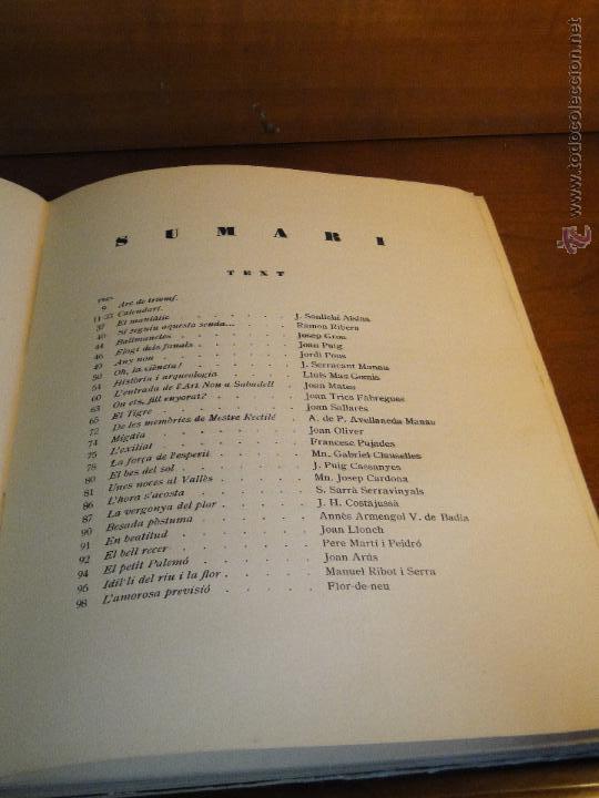 Libros antiguos: ALMANAC DE LES ARTS, SABADELL. VV. AA. 1924 - Foto 9