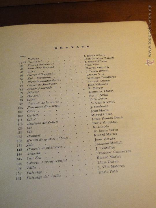 Libros antiguos: ALMANAC DE LES ARTS, SABADELL. VV. AA. 1924 - Foto 11