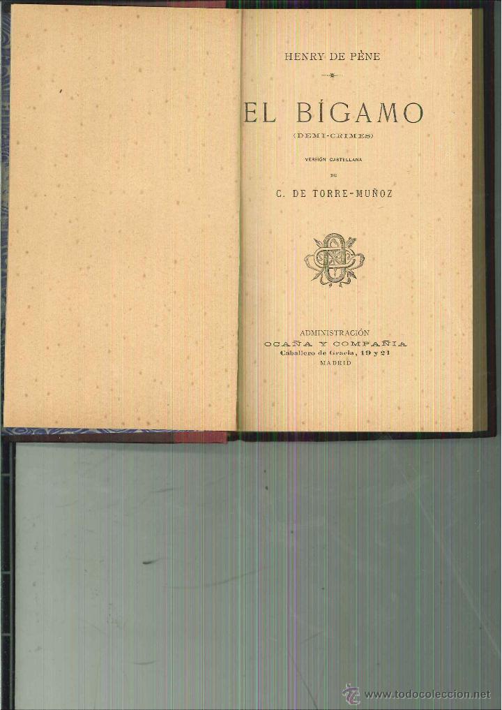 Libros antiguos: EL B&Iacute;GAMO. Henry de P&egrave;ne - Foto 1