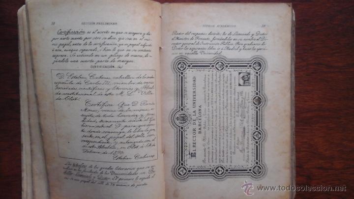 Libros antiguos: MISCELANIA GENERAL DE DOCUMENTOS VARIOS .A&Ntilde;O 1900.ESTEBAN PALUZIE - Foto 3