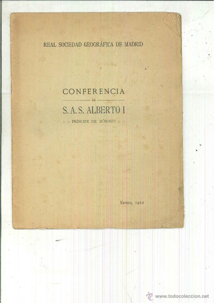 Libros antiguos: PROGRESO DE LA OCEONOGRAF&Iacute;A. S. A. S. Alberto I - Foto 1