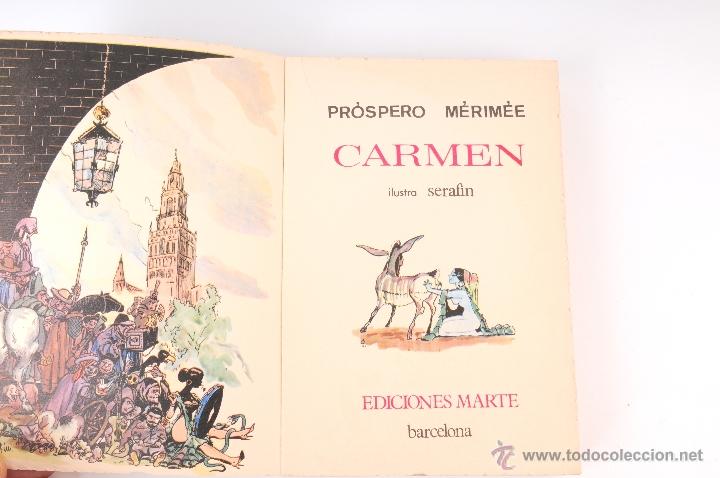 Libros antiguos: LIBRO CARMEN PROSPERO MERIMEE EDICIONES MARTE - Foto 3