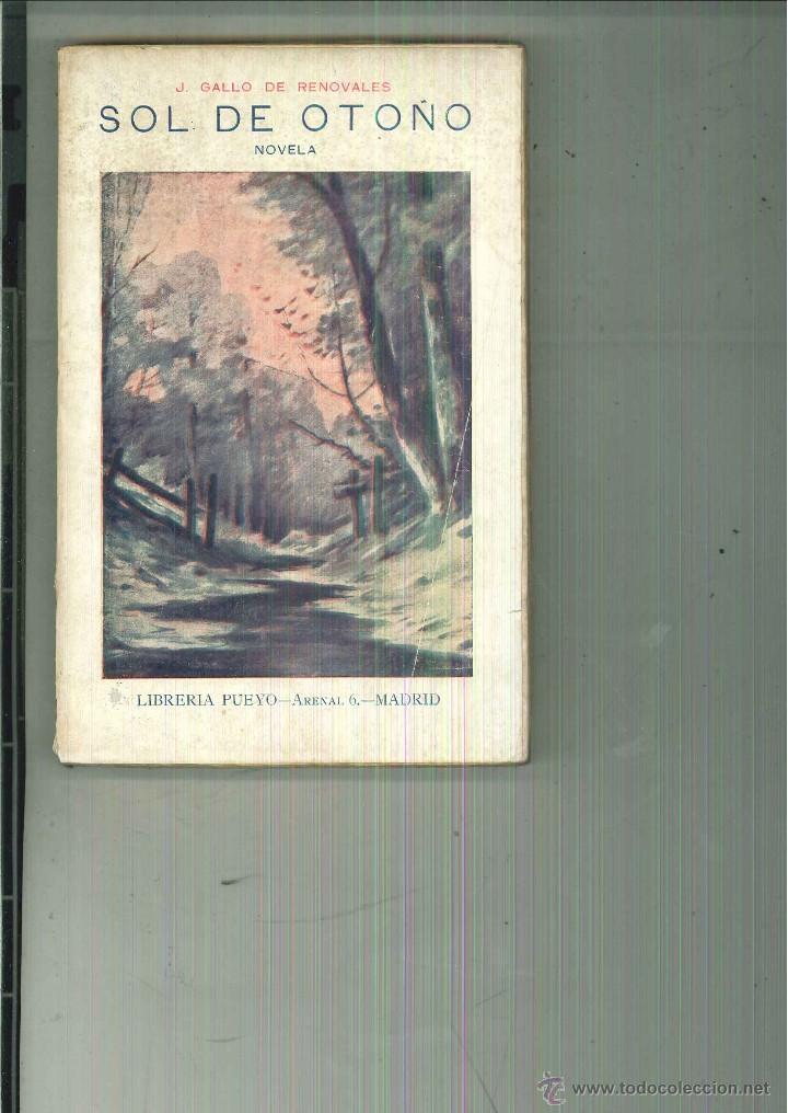 Libros antiguos: SOL DE OTO&Ntilde;O. J. Gallo de Renovales - Foto 1