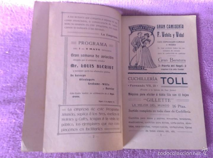 Libros antiguos: FIESTAS DE PRIMAVERA, MAYO Y JUNIO, BARCELONA, 1910 - Foto 4