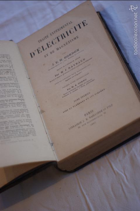 Libros antiguos: TRAIT&Eacute; EXPERIMENTAL DELECTRICIT&Eacute; ET DE MAGNETISME - Foto 2
